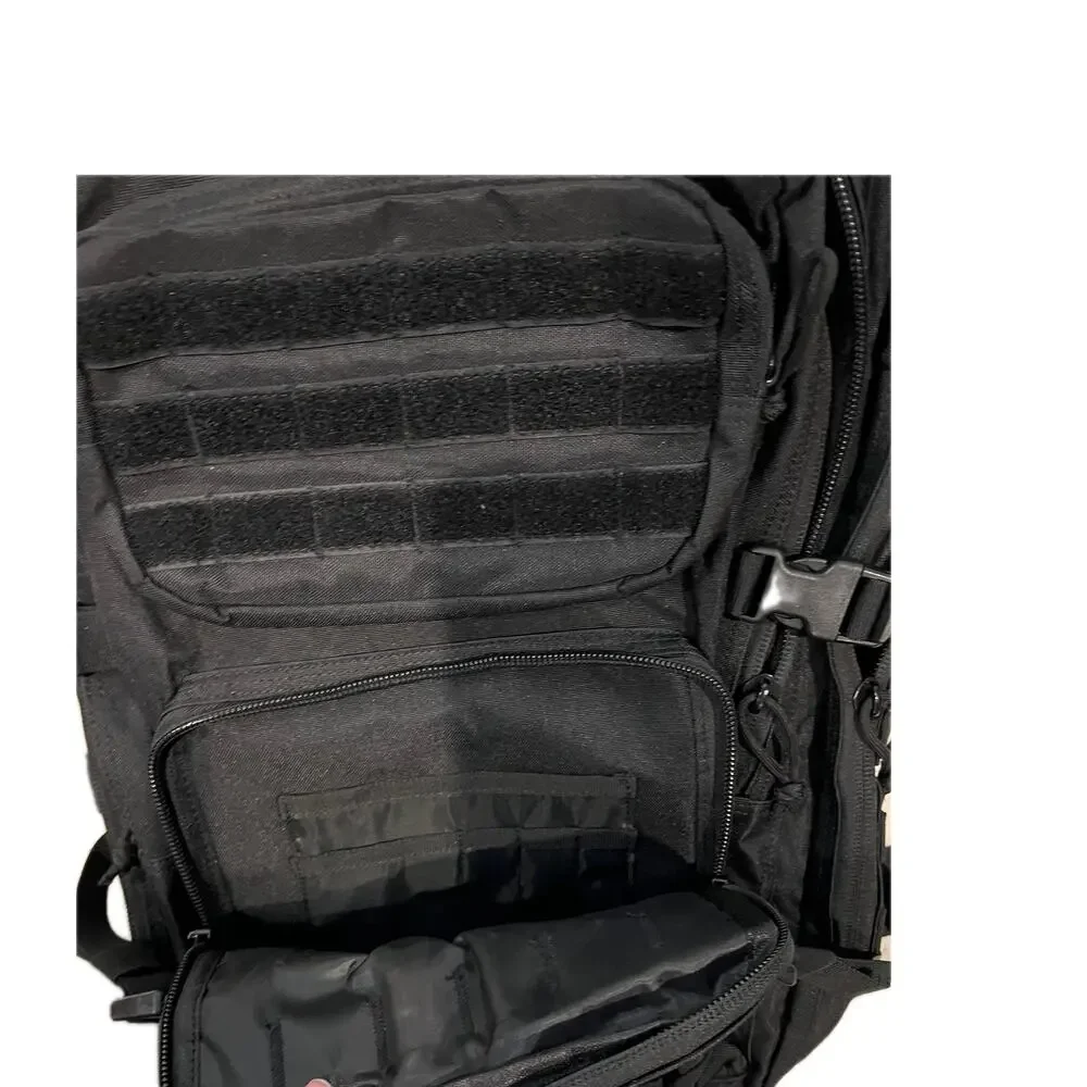 Generic Black Canvas Tactical Backpack
